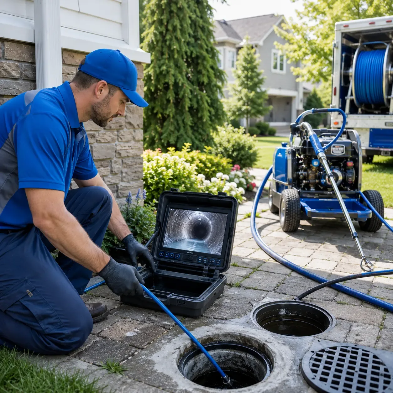 Outdoor drain cleaning professionals serving Beallsville, PA